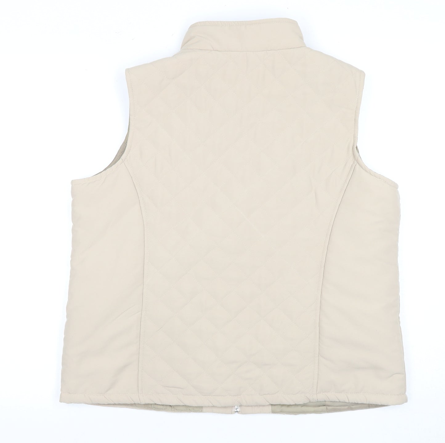 EWM Women's Beige Quilted Waistcoat M - Casual Chic
