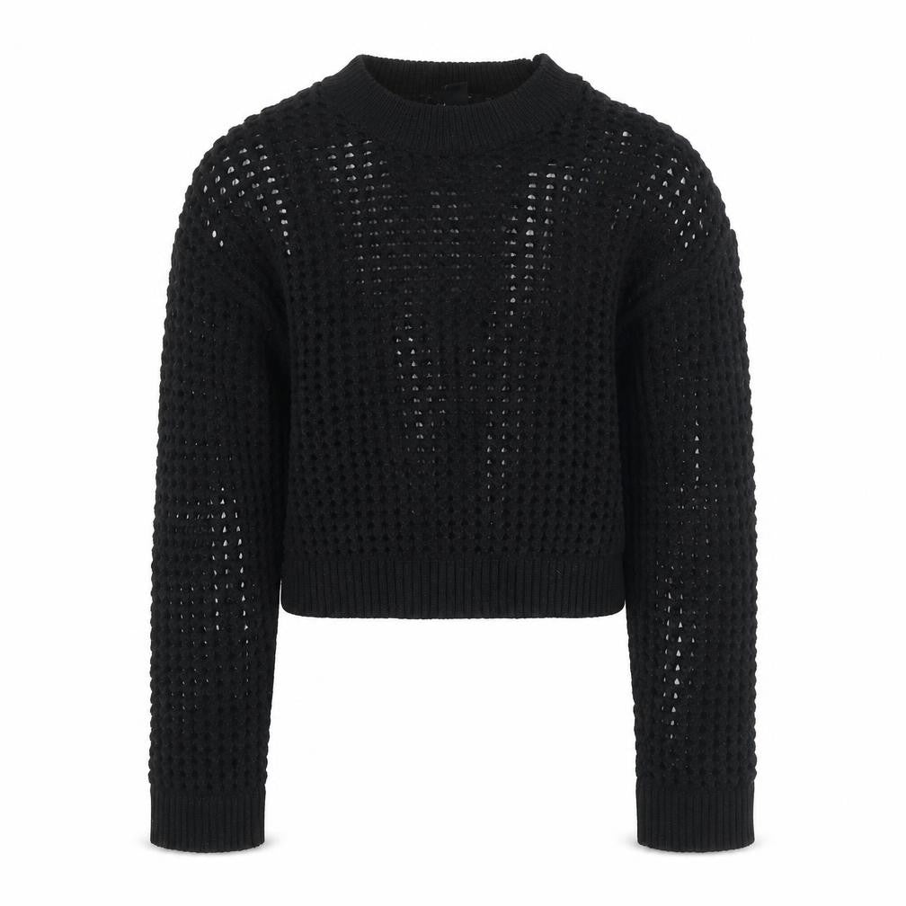New Look Girls Black Knit Jumper 10-11 Years