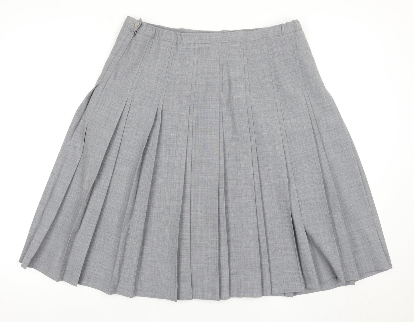 Cotswold Collections Women's Grey Pleated Skirt Size 18