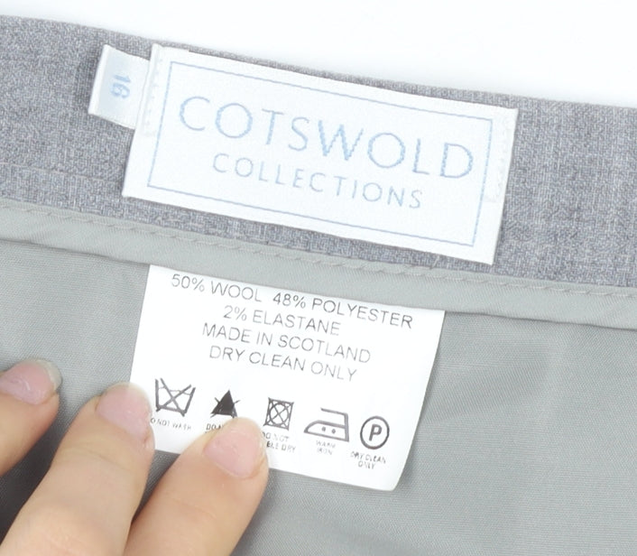Cotswold Collections Women's Grey Pleated Skirt Size 18