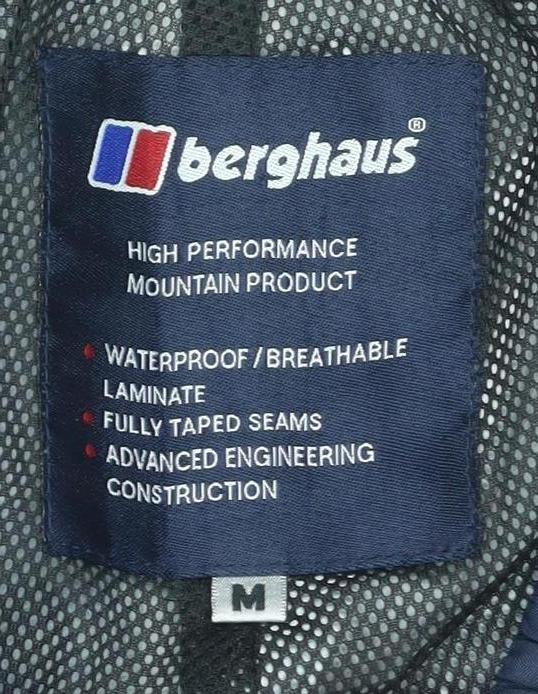 Berghaus Men's M Blue Waterproof Rain Trousers