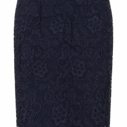 La Redoute Women's Blue Lace Pencil Skirt Size 16