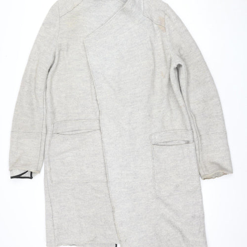 Zara Women’s Grey Mid-Length Coat M