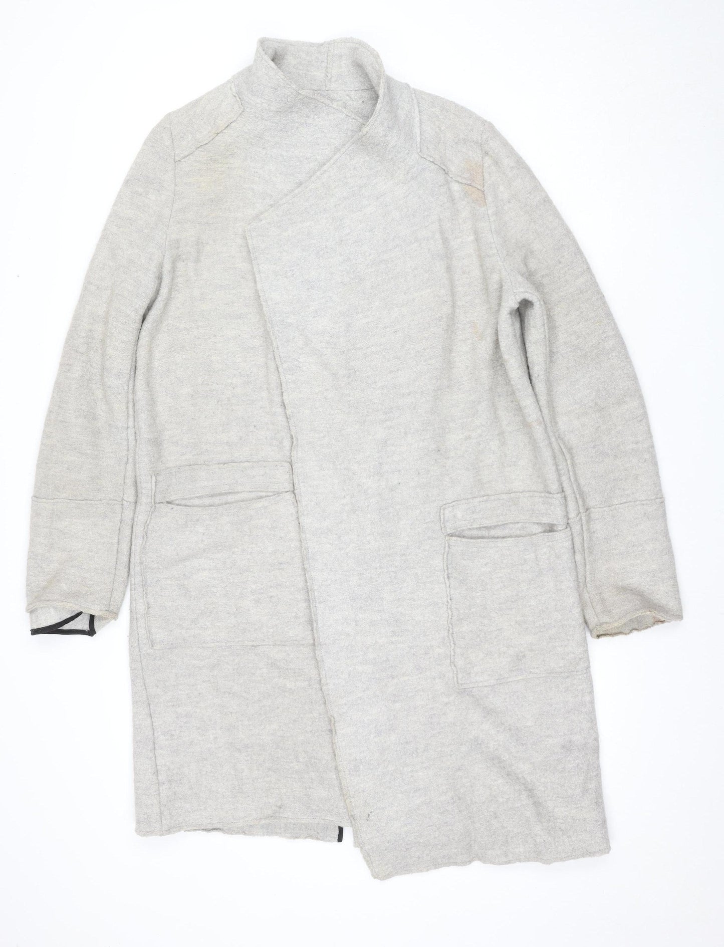 Zara Women’s Grey Mid-Length Coat M