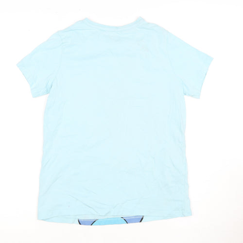 Disney Blue Stitch Teen Nightshirt - Size 11-12, Short Sleeve