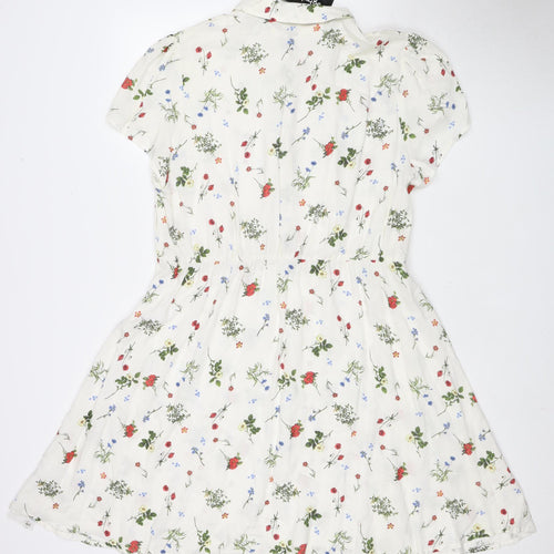 Simply Be Women's Multicoloured Floral Dress Size 18