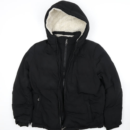 SoulCal & Co Boys Black Puffer Jacket 13 Years