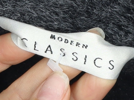 Modern Classics Women's Black Wool Coat Size 12