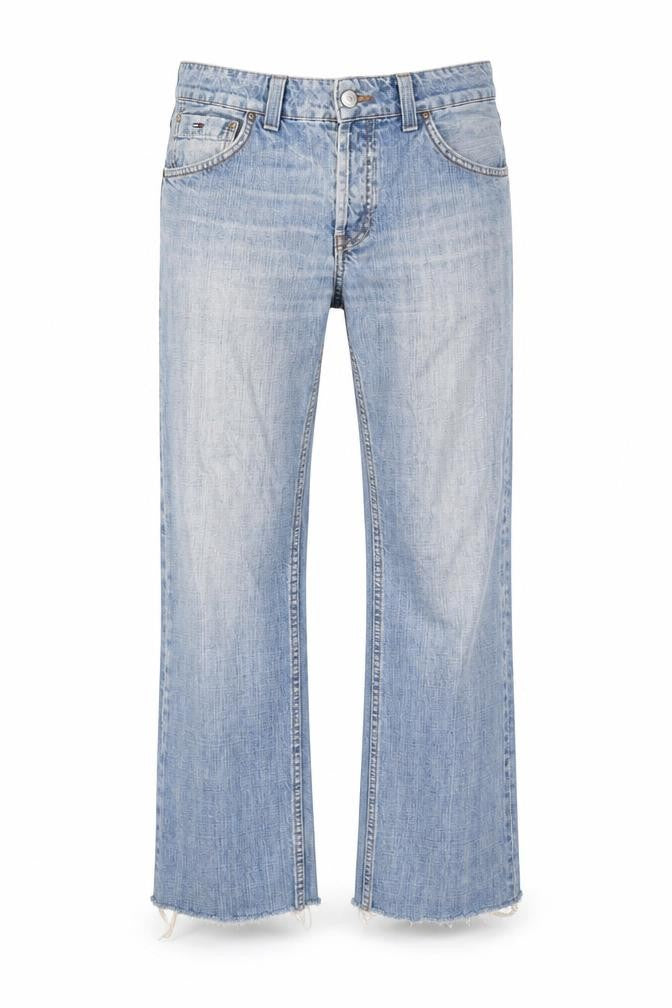 Front view of Tommy Hilfiger Men's Blue Straight Jeans M