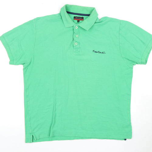 Pierre Cardin Men's Green Polo Shirt M Casual