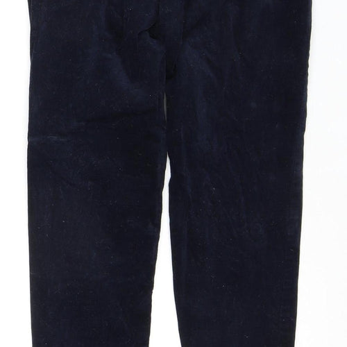 Calvin Klein Women's Blue Velvet Skinny Trousers XS