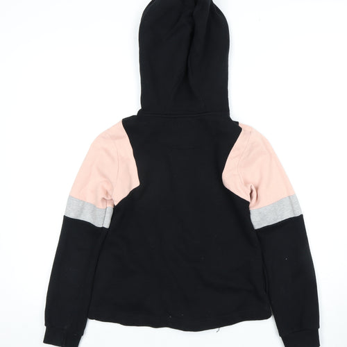 Firetrap Girls Black Full Zip Hoodie 9-10 Years