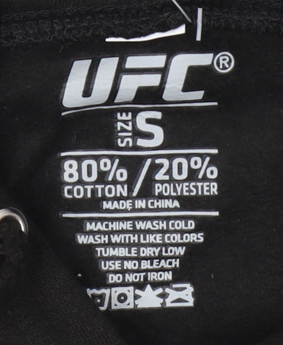 UFC Men's Black Small Pullover Hoodie