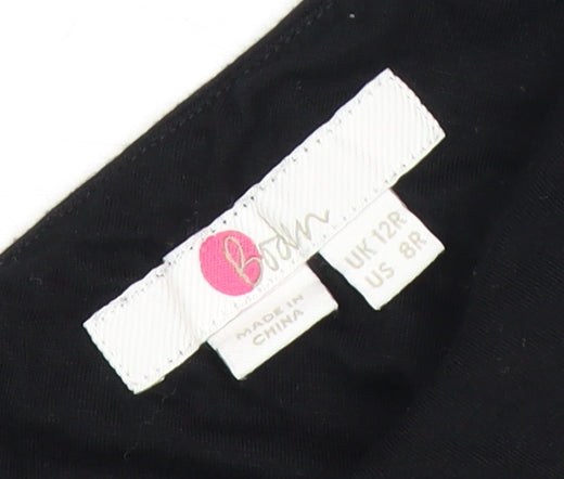 Boden Women's Black Long Wrap Dress Size 12