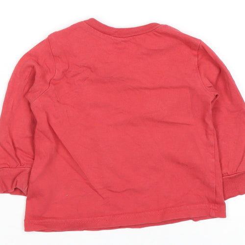 Ralph Lauren Red Cotton T-Shirt, 6-9 Months, Unisex Toddler