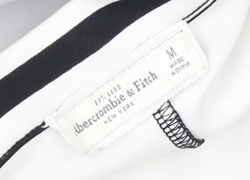 Abercrombie & Fitch Women's Black Striped Skirt M