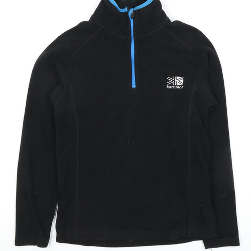 Karrimor Boys Black Fleece Pullover Hoodie 9-10 Years