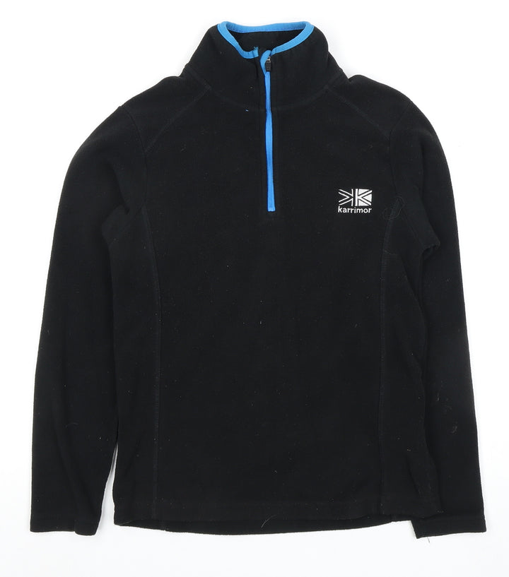 Karrimor Boys Black Fleece Pullover Hoodie 9-10 Years