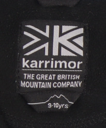 Karrimor Boys Black Fleece Pullover Hoodie 9-10 Years