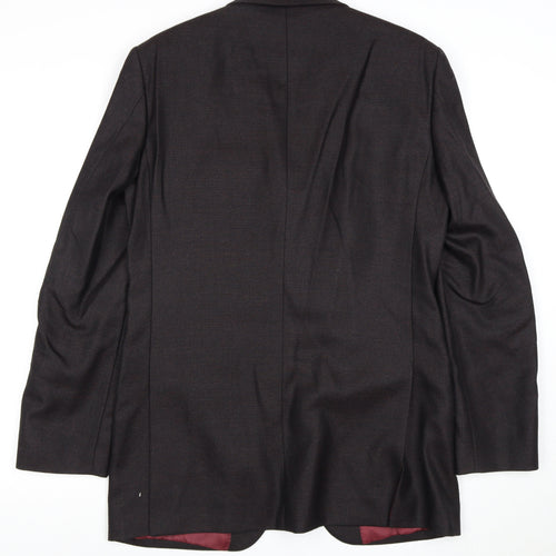 Pierre Cardin Men's Brown Wool Blazer, 38R, Formal Style