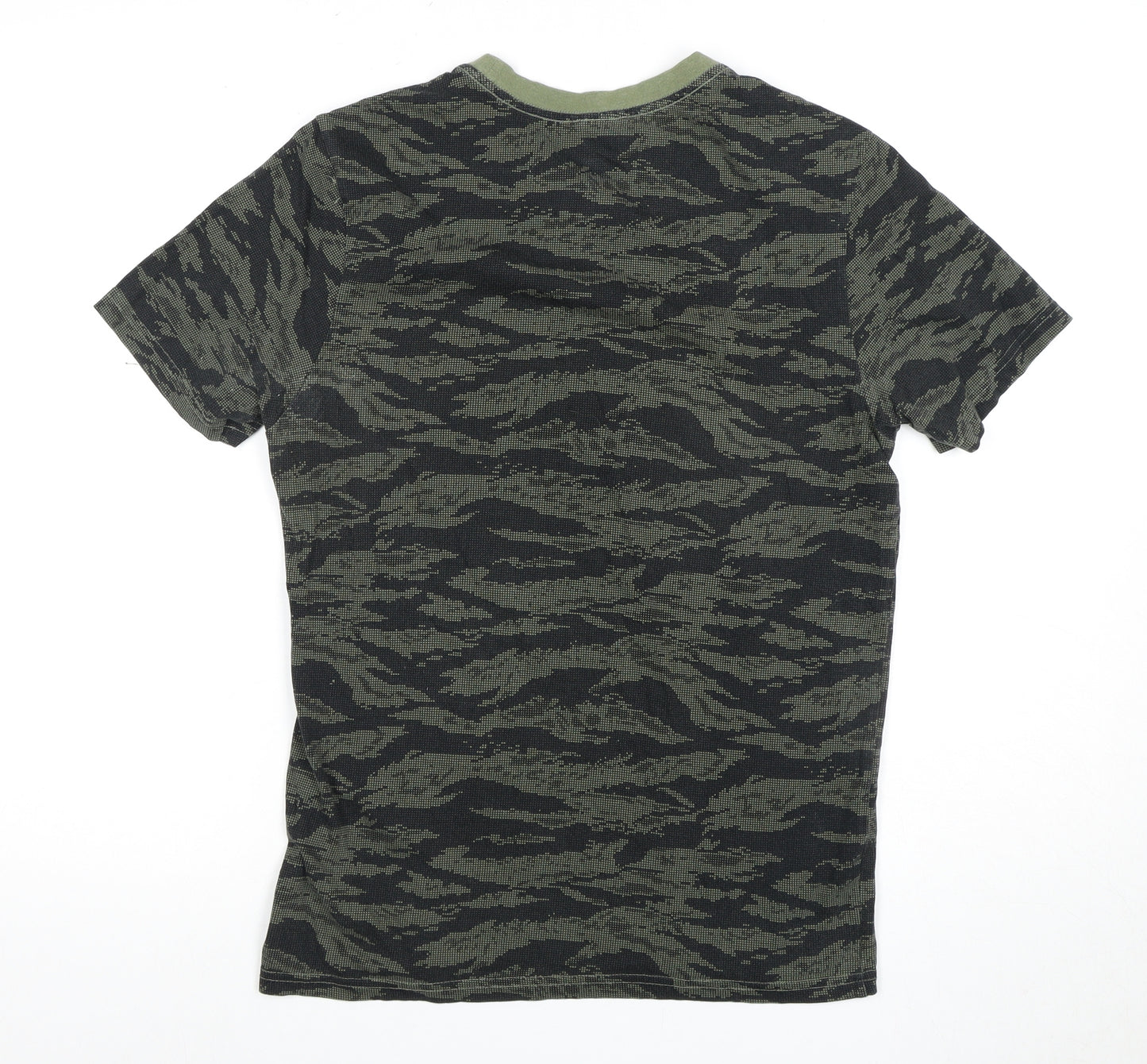 The North Face Men's Green Camo Short Sleeve T-Shirt S