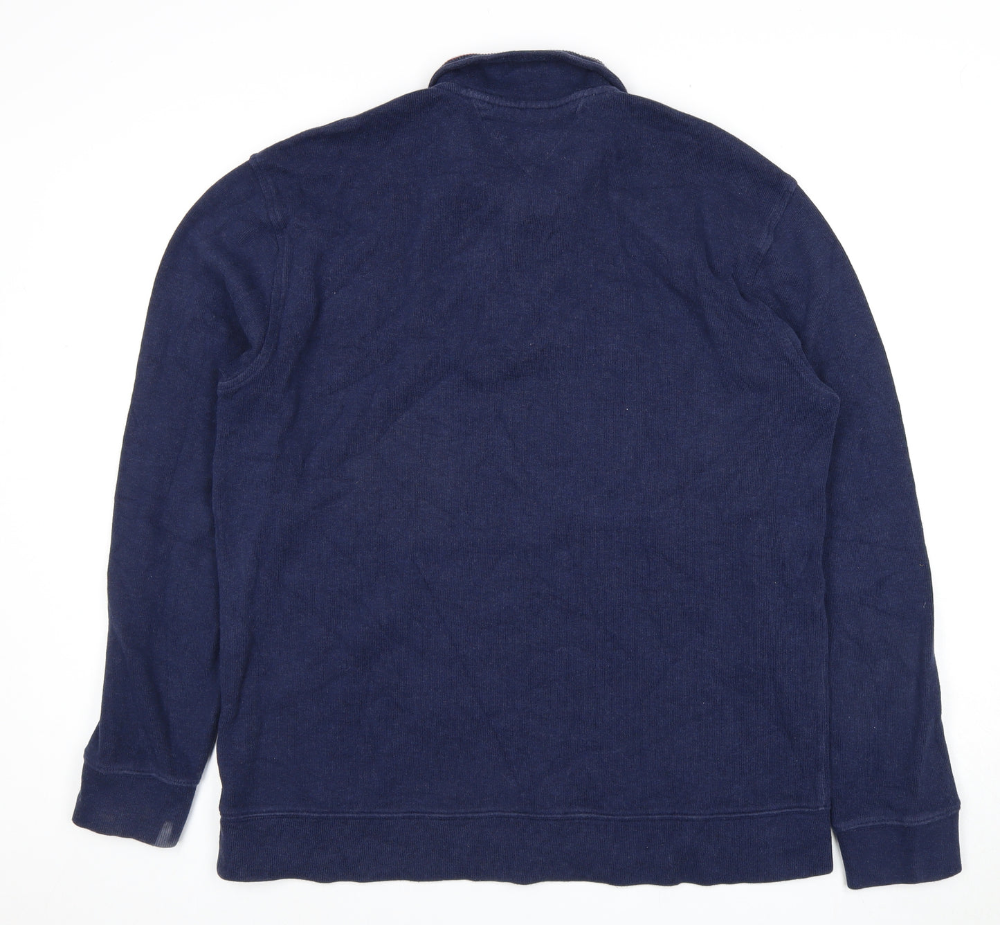 Tommy Hilfiger Men's Blue XL Long Sleeve Polo Shirt