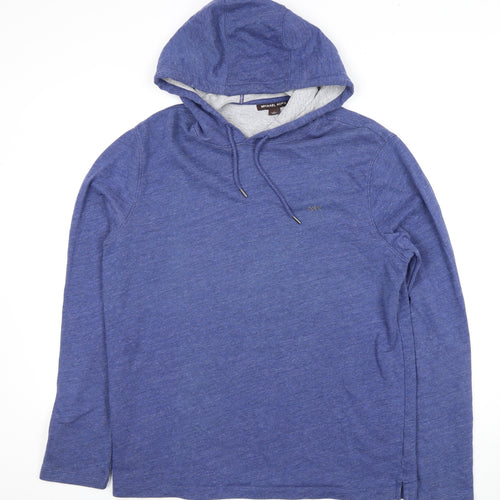Michael Kors Unisex Blue Pullover Hoodie L