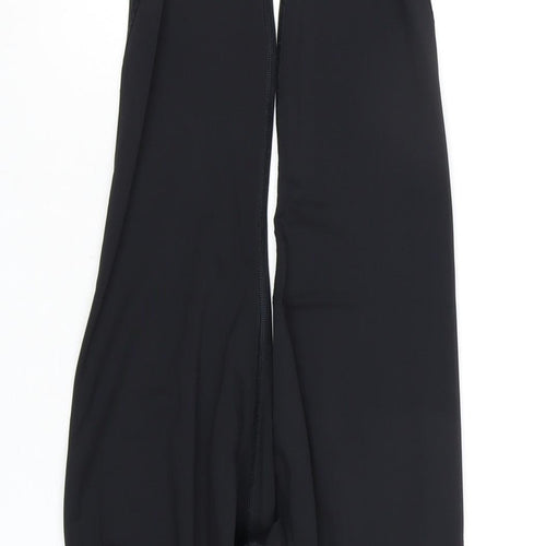 Asics Women's Black Running Leggings - Size S, Elastic Waist
