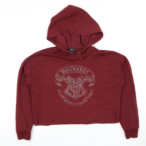 Girls Red Hogwarts Pullover Hoodie - 12-13 Years