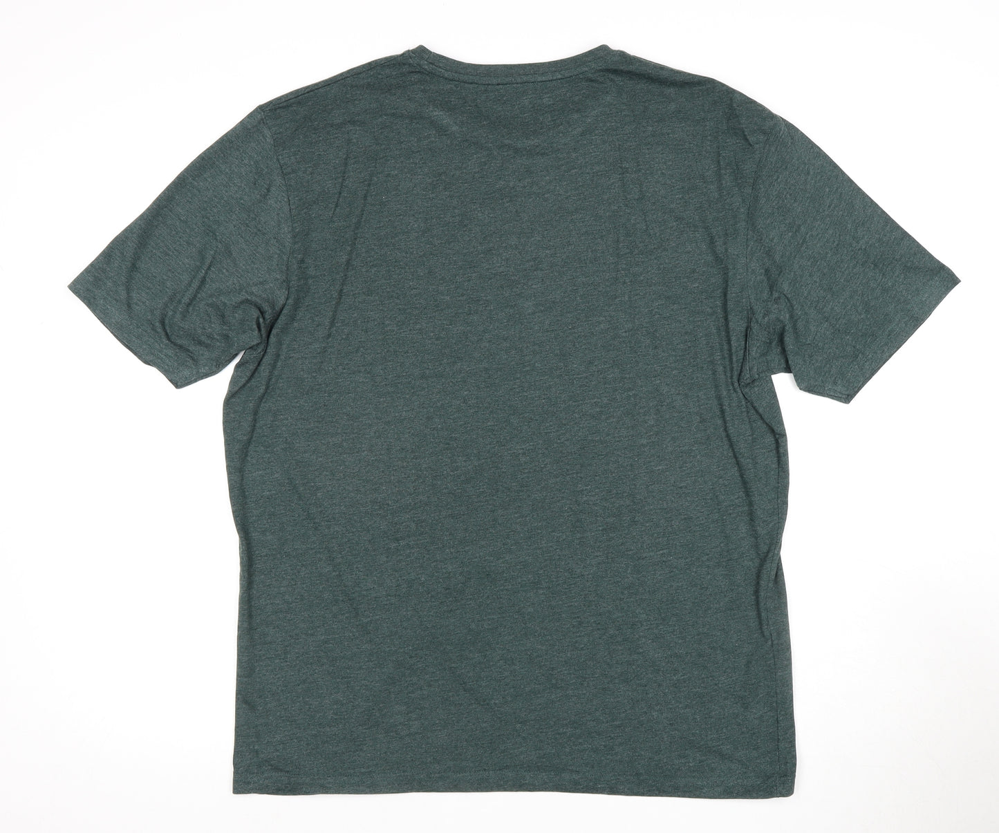 Farah Men's Green XL Slim Fit Crew Neck T-Shirt