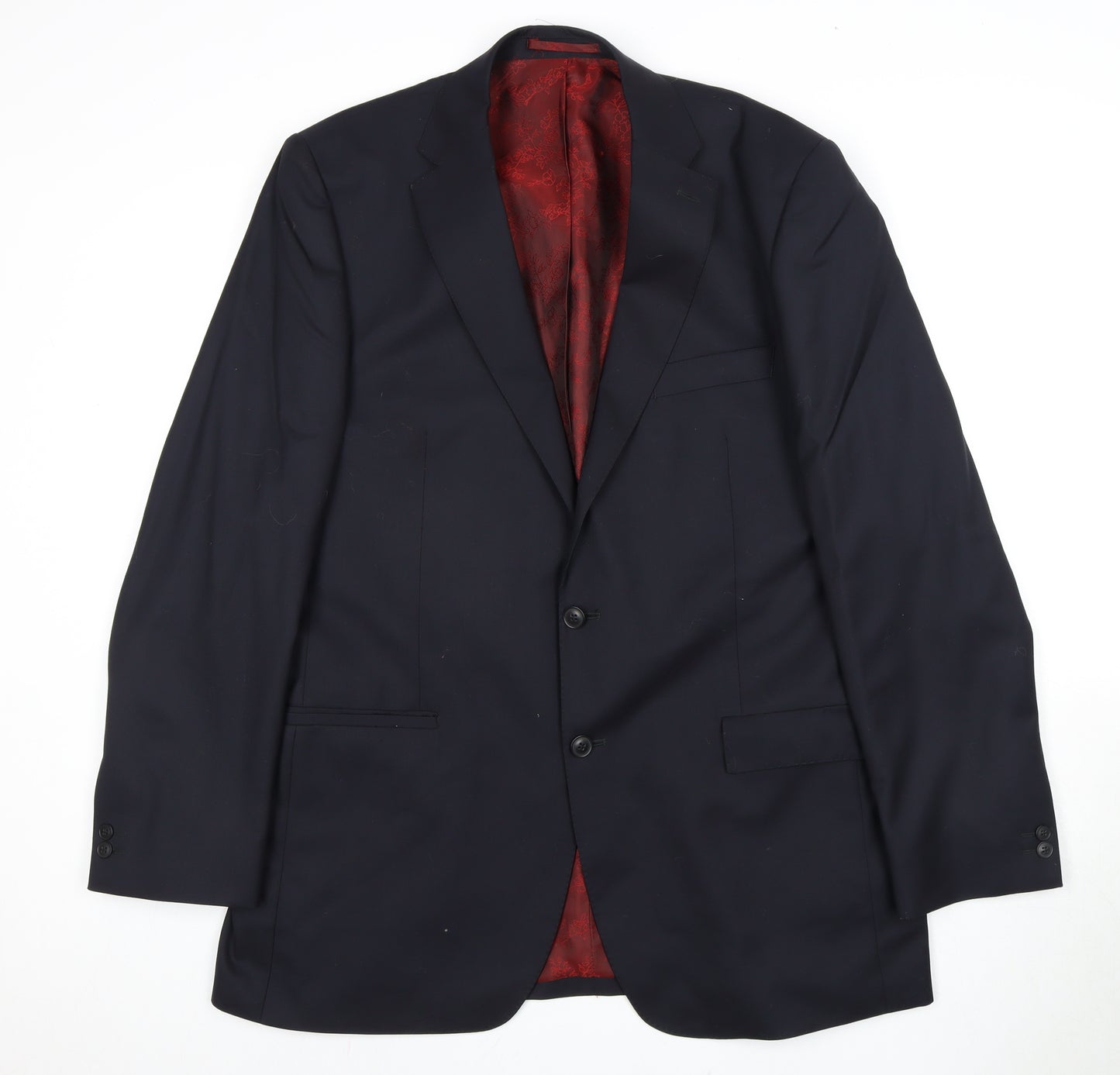 Pierre Cardin Men's Blue Blazer Long 42L Formal