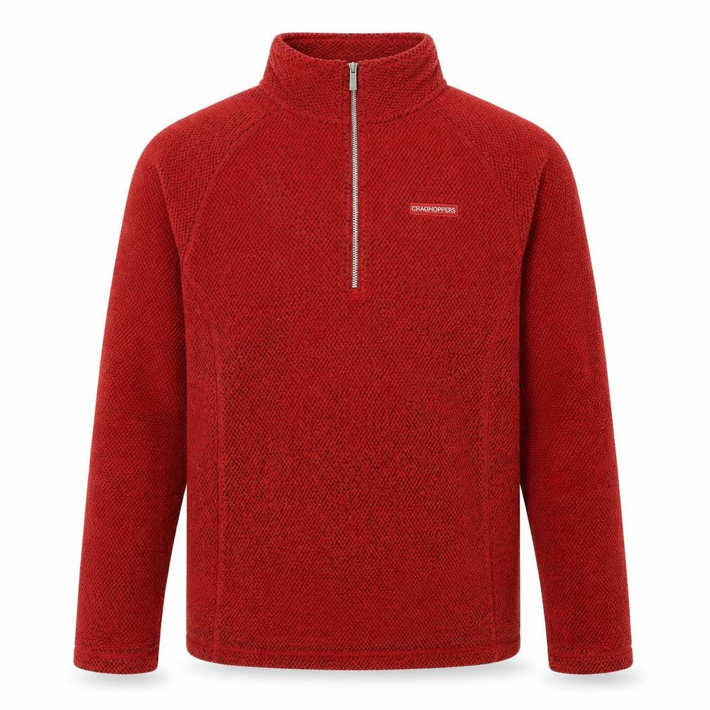 Front view of Craghoppers Men's Red Pullover Sweatshirt M