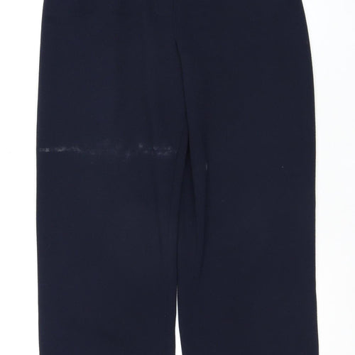 Eastex Women's Blue Straight Leg Trousers Size 10 Workwear