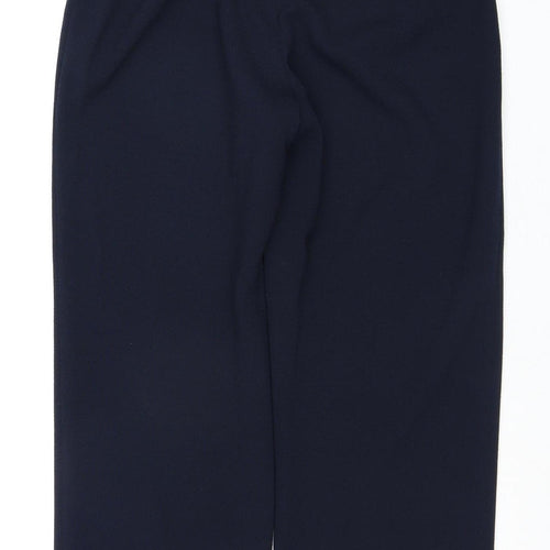 Eastex Women's Blue Straight Leg Trousers Size 10 Workwear