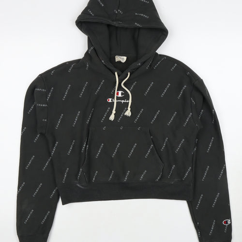 Champion Women's Black Pullover Hoodie S Lightweight