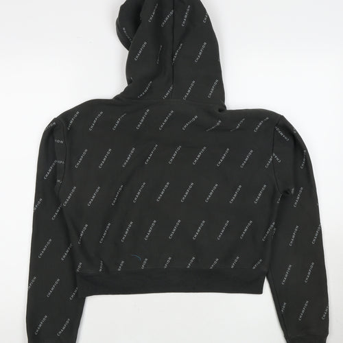 Champion Women's Black Pullover Hoodie S Lightweight