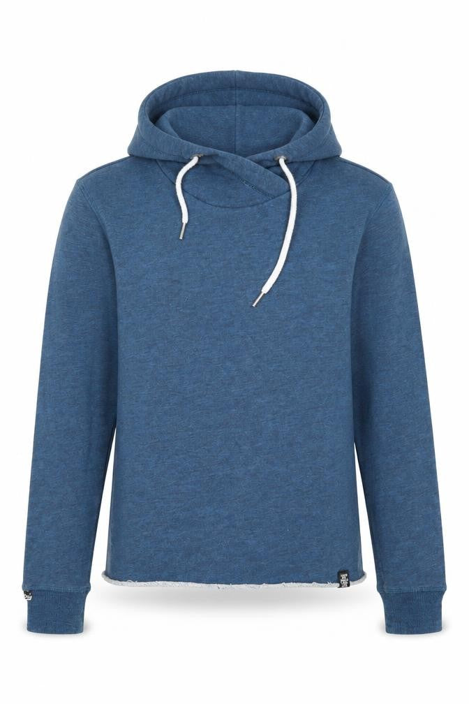 Front view of Superdry Women’s Blue Pullover Hoodie XS
