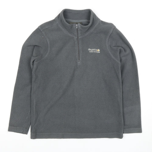 Regatta Boys Grey Fleece Sweatshirt 9-10 Years