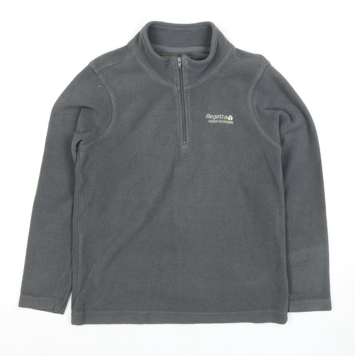Regatta Boys Grey Fleece Sweatshirt 9-10 Years