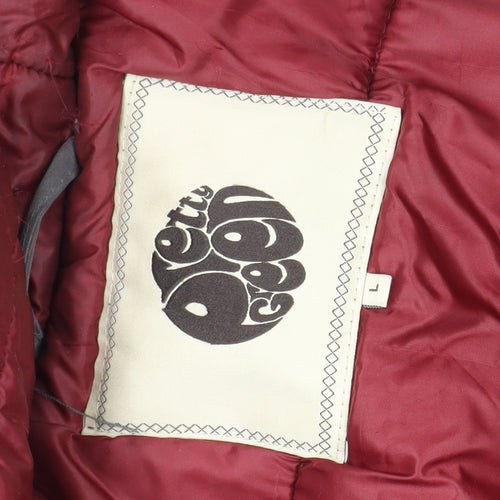 Pretty Green Men's Grey Parka Jacket - Size L