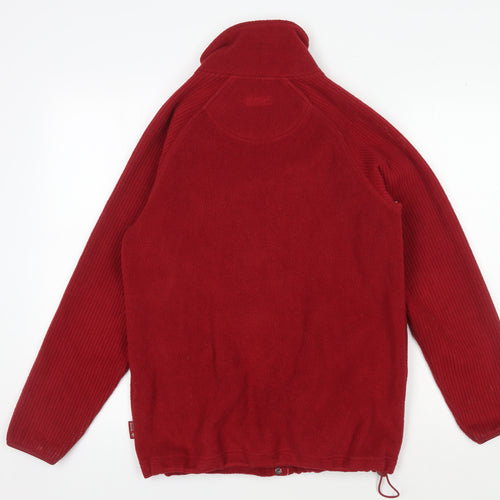 Maine New England Women's Red Fleece Jacket Size 10
