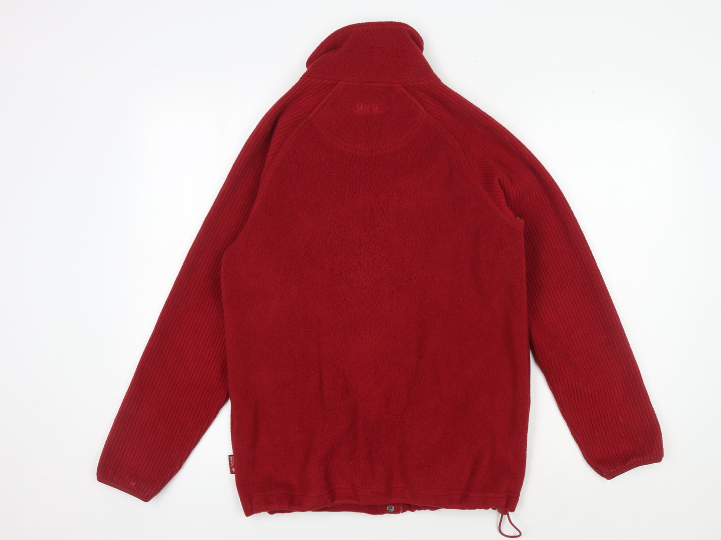 Maine New England Women's Red Fleece Jacket Size 10