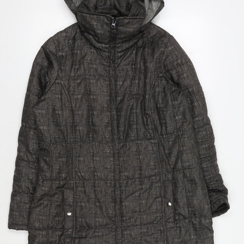 Marks and Spencer Women’s Grey Hooded Jacket, M