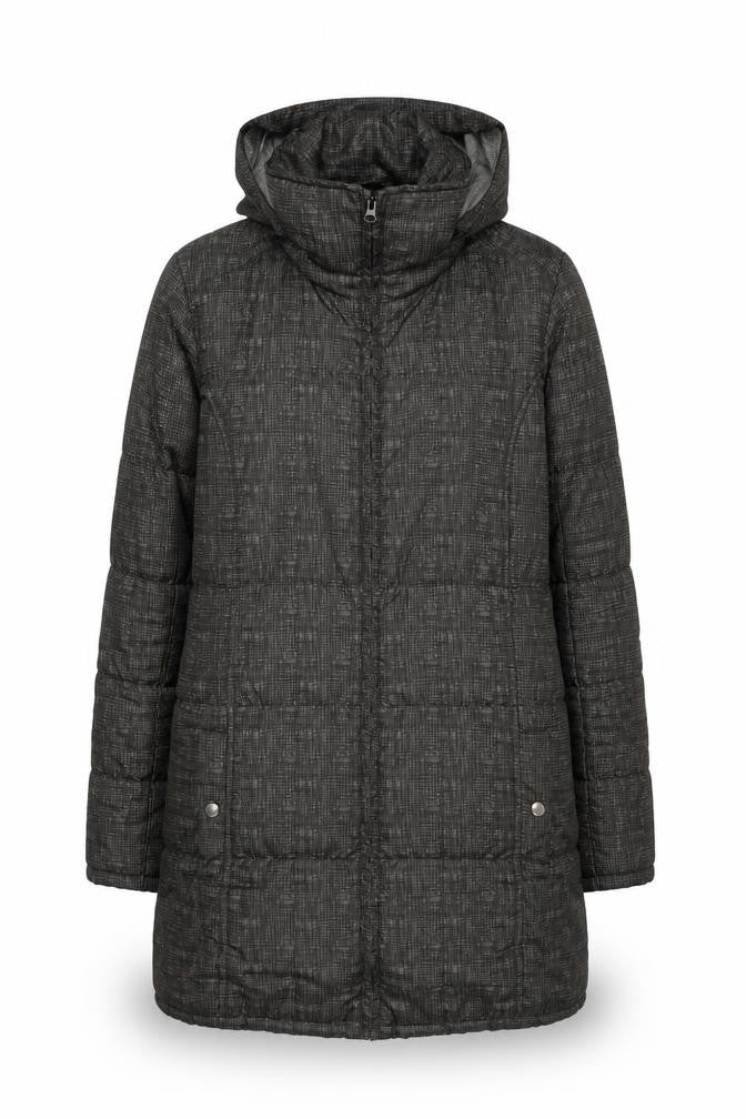 Front view of Marks & Spencer Women’s Grey Hooded Jacket, M