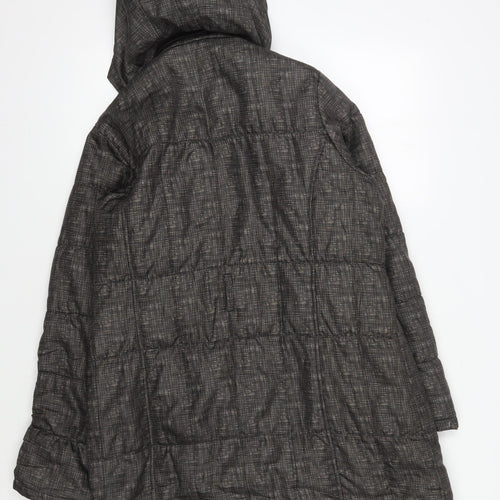 Marks and Spencer Women’s Grey Hooded Jacket, M