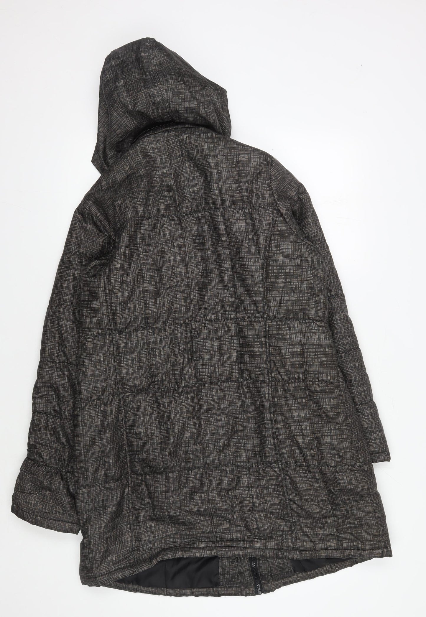 Marks and Spencer Women’s Grey Hooded Jacket, M