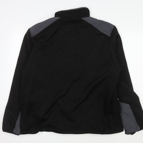 Trojan Men's Black XL Fleece Pullover Sweatshirt