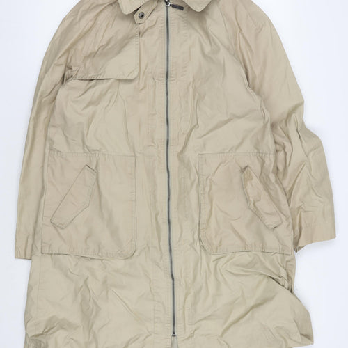 Four Seasons Women's Beige Mid-Length Collared Coat