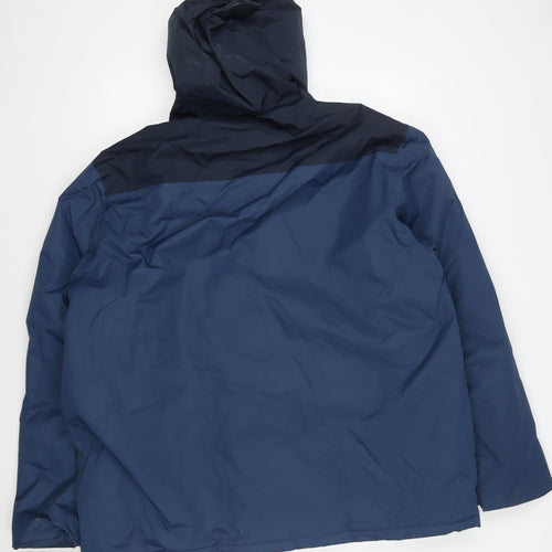 Regatta Men's Blue 3XL Waterproof Hooded Rain Jacket