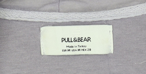 Pull&Bear Women’s Purple Cropped Puffer Jacket, M